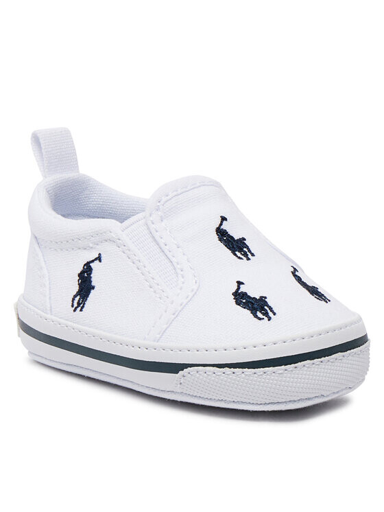 

Кроссовки из ткани Polo Ralph Lauren, белый