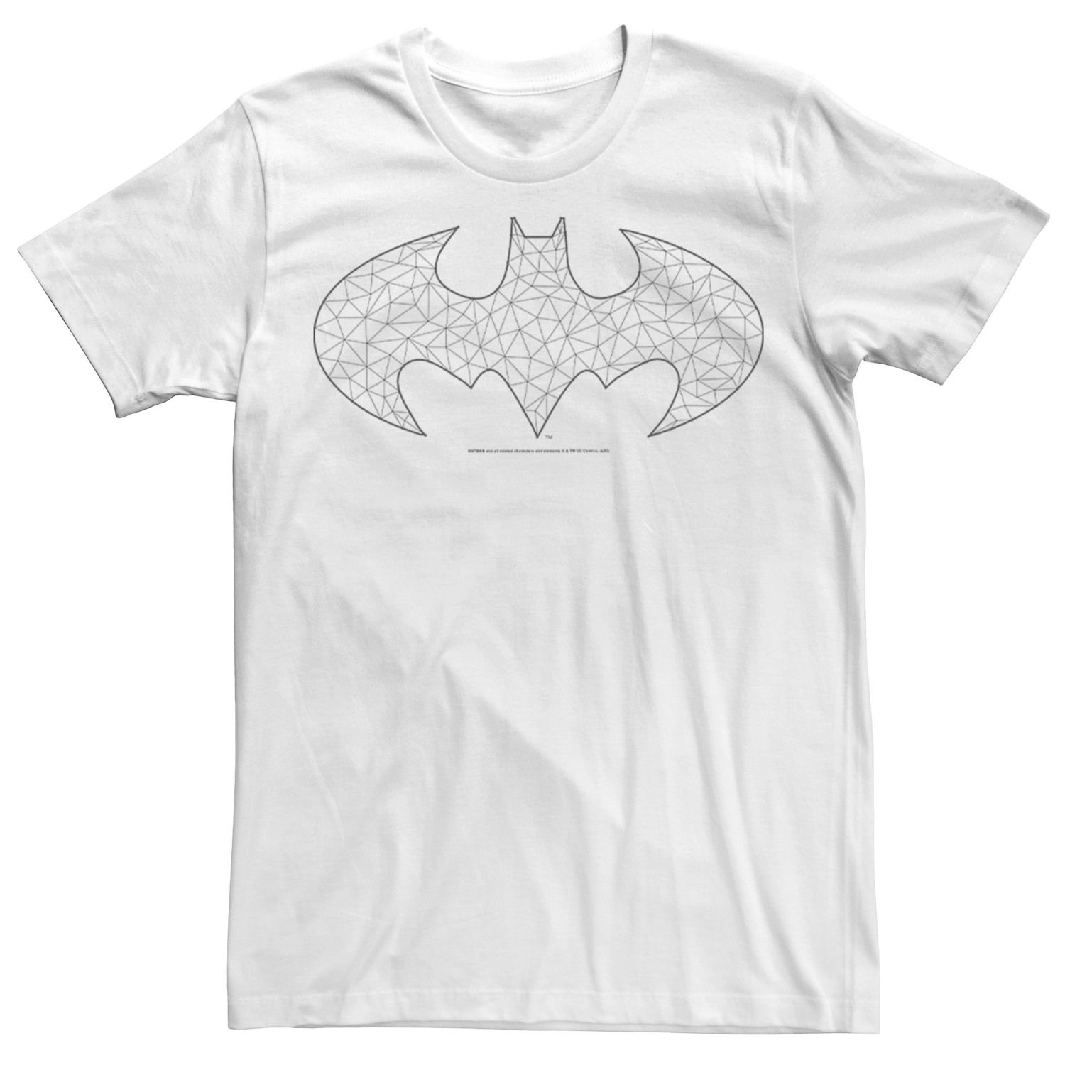 Мужская желтая футболка с логотипом DC Fandome Batman Licensed Character