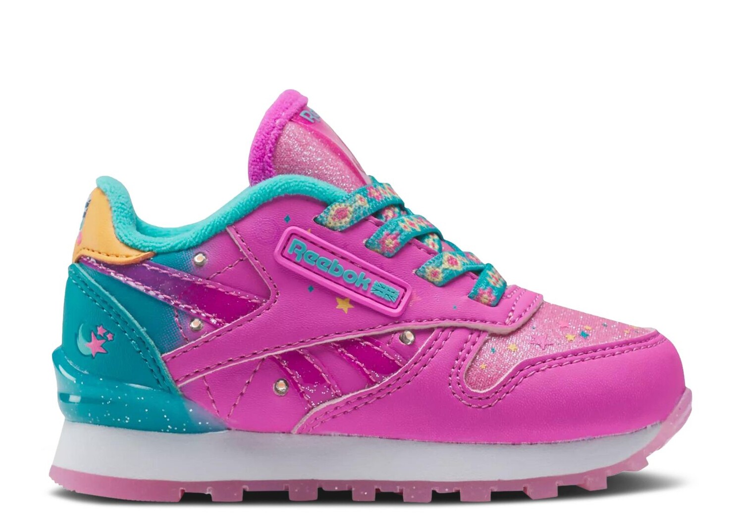 

Кроссовки Reebok My Little Pony X Classic Leather Step 'N' Flash Toddler 'Sunny', розовый