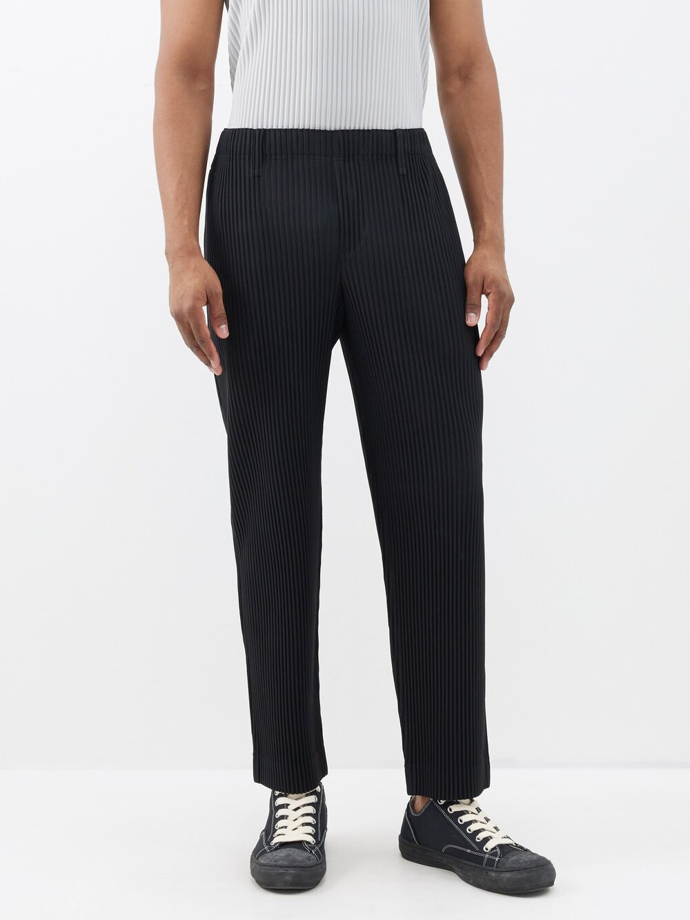 

Костюмные брюки со складками Homme Plissé Issey Miyake, черный