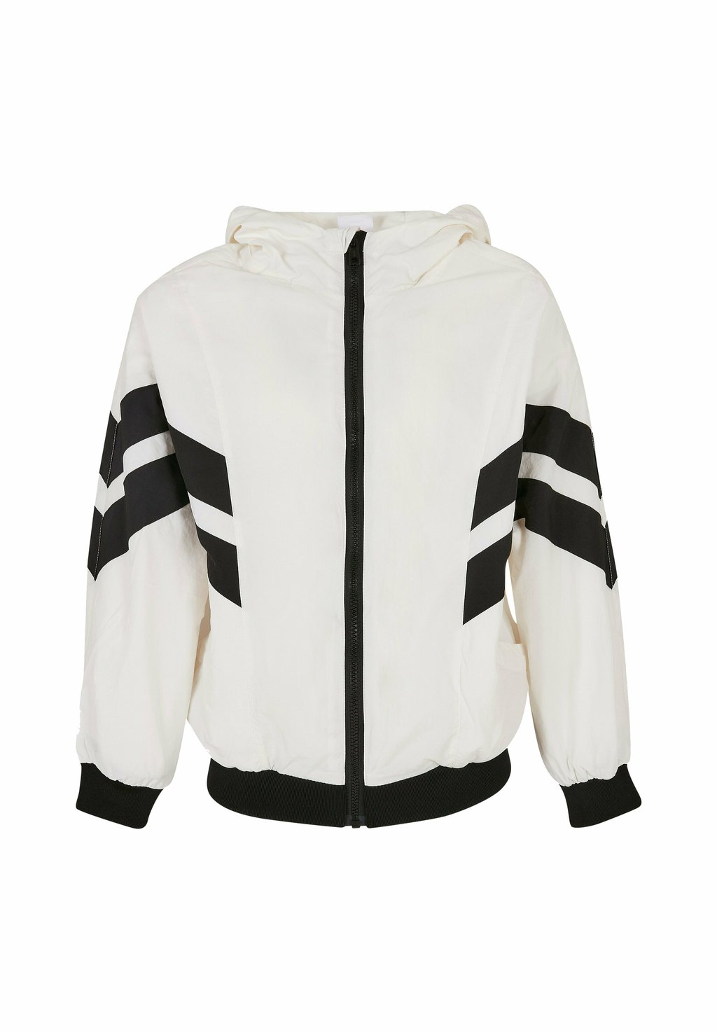 Легкая куртка CRINKLE BATWING Urban Classics, цвет white black куртка urban classics crinkle batwing оранжевый
