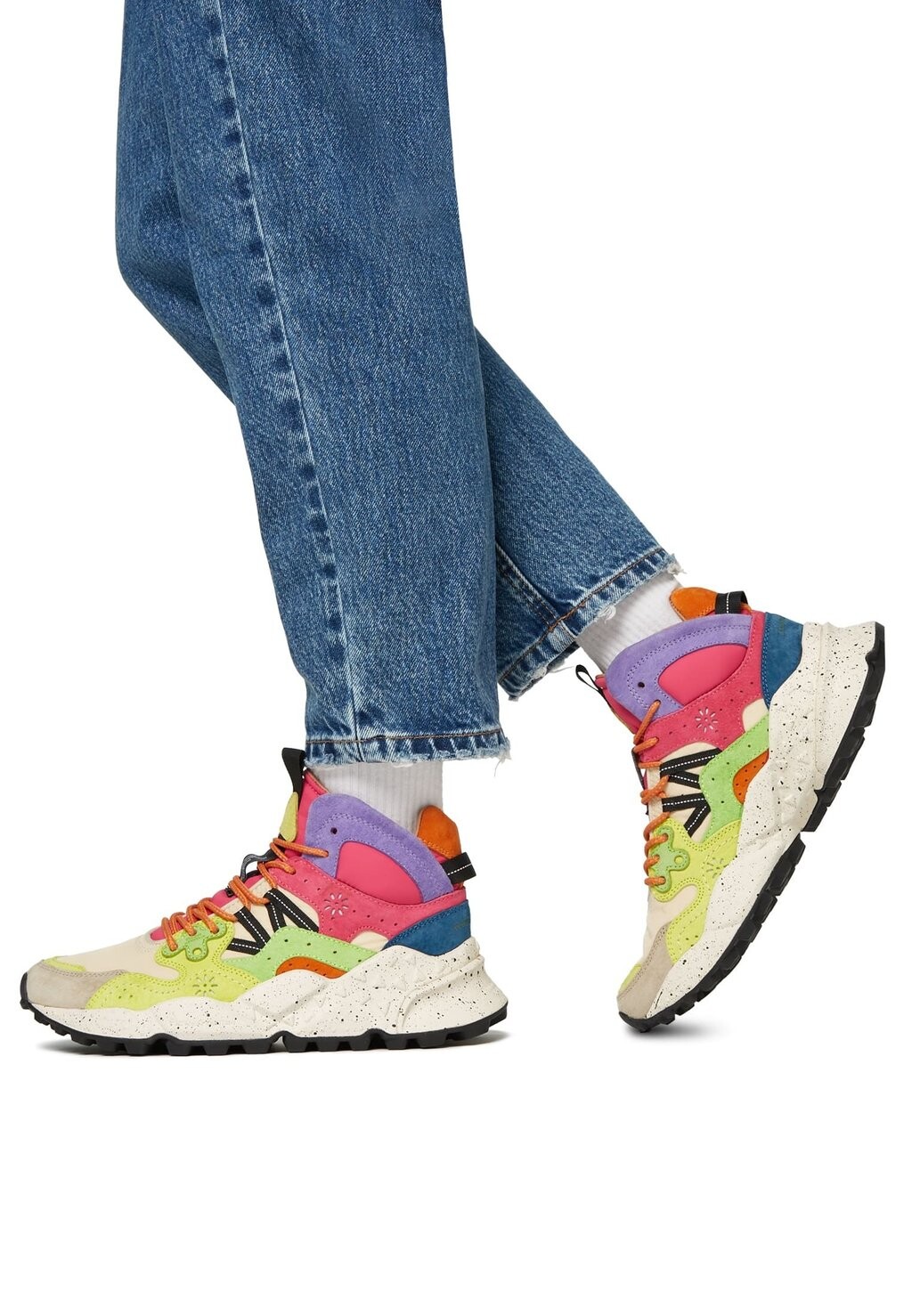 

Низкие кроссовки Yamano Mid Flower Mountain, цвет fuchsie