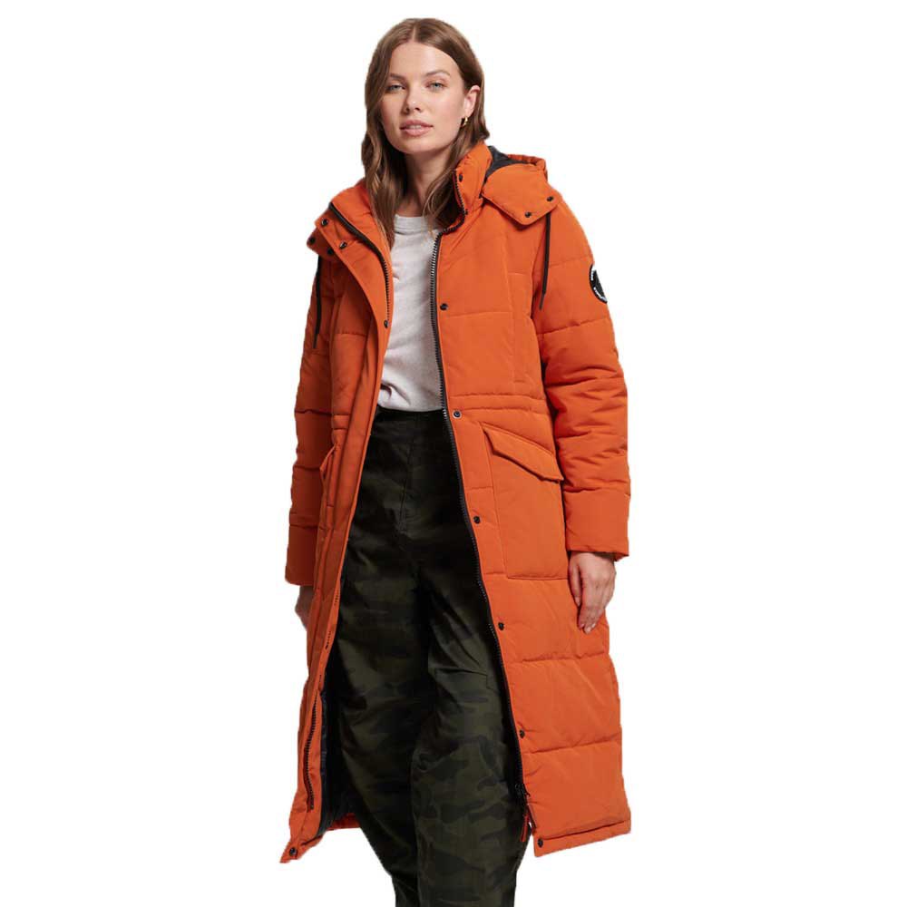 Куртка Superdry Vintage Everest Longline, оранжевый