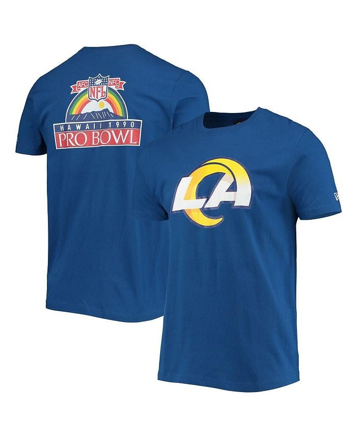 

Мужская футболка Royal Los Angeles Rams 1990 Pro Bowl New Era, синий