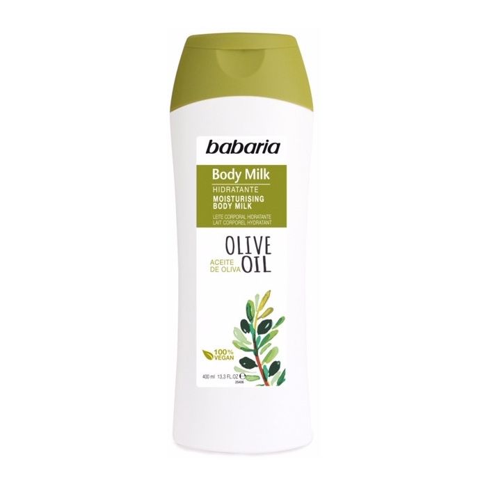 Молочко для тела Body Milk Hidratante Aceite de Oliva Babaria, 400 ml utena moisture молочко для лица глубоко увлажняющее с экстрактом алоэ скваланом и оливковым маслом 155 мл