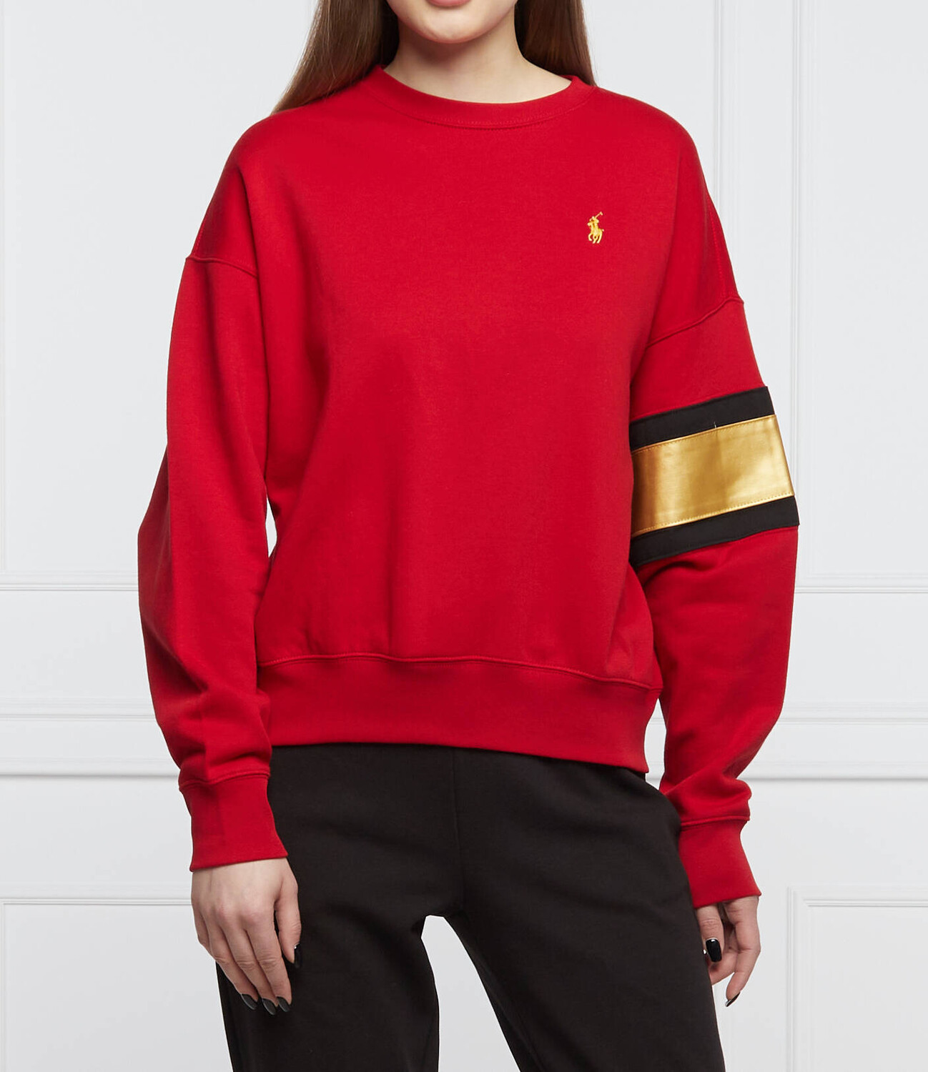 

Толстовка POLO RALPH LAUREN oversize fit, красный
