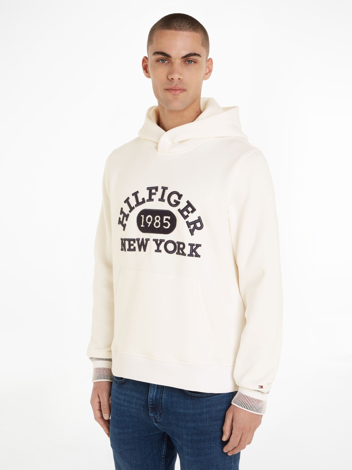

Университетская толстовка Tommy Hilfiger, древний белый