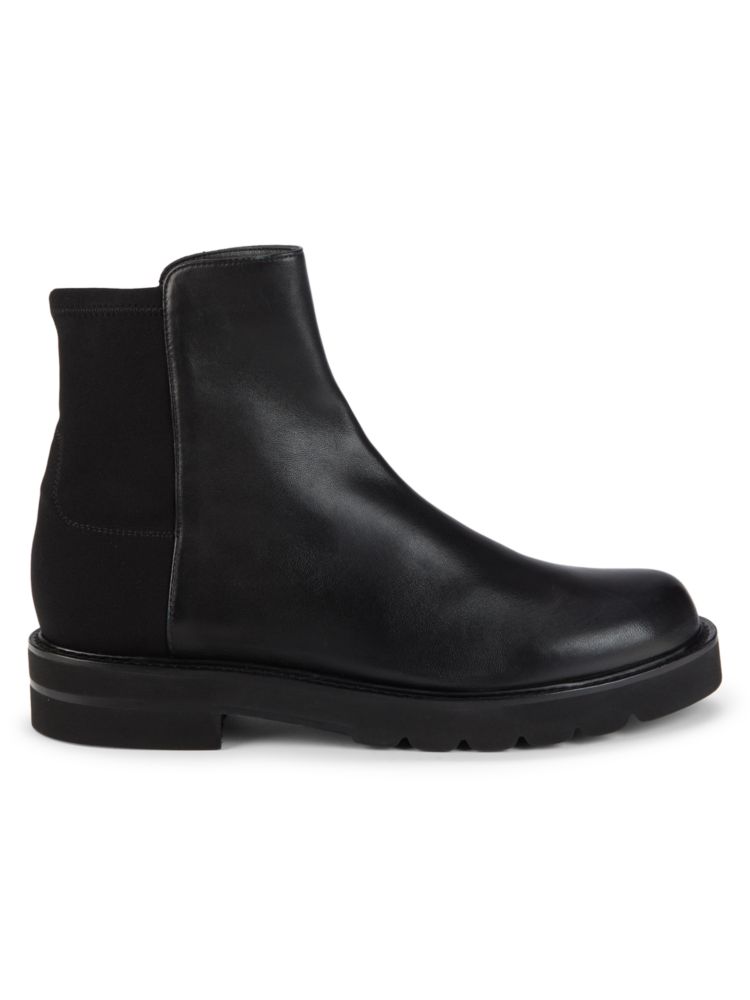 Кожаные ботинки челси 5050 на блочном каблуке Stuart Weitzman, черный кожаные ботинки челси на блочном каблуке tamaris черный
