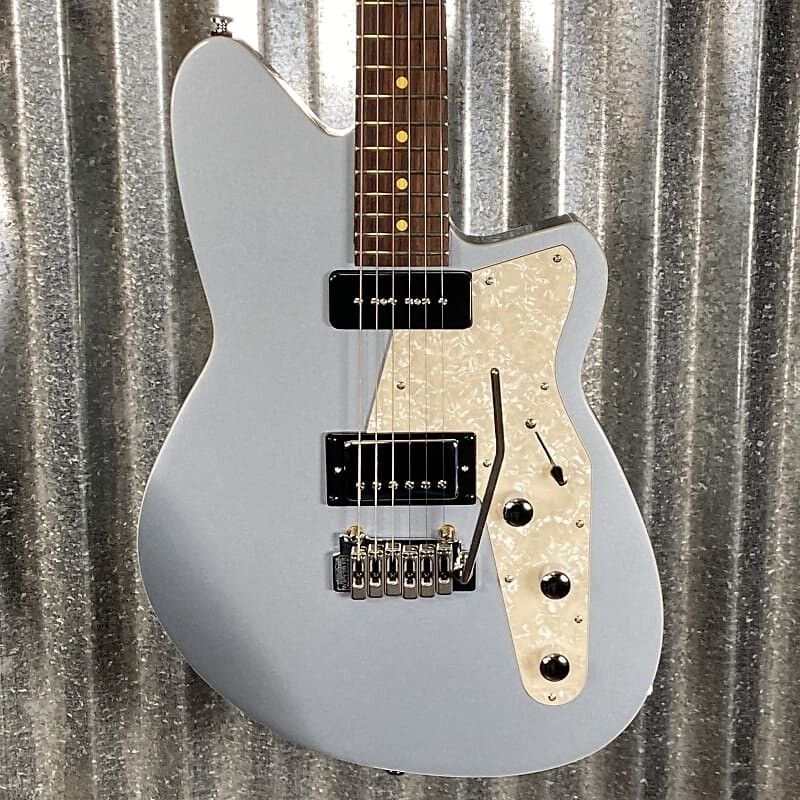 Электрогитара Reverend Double Agent W Metallic Silver Freeze Guitar #60027