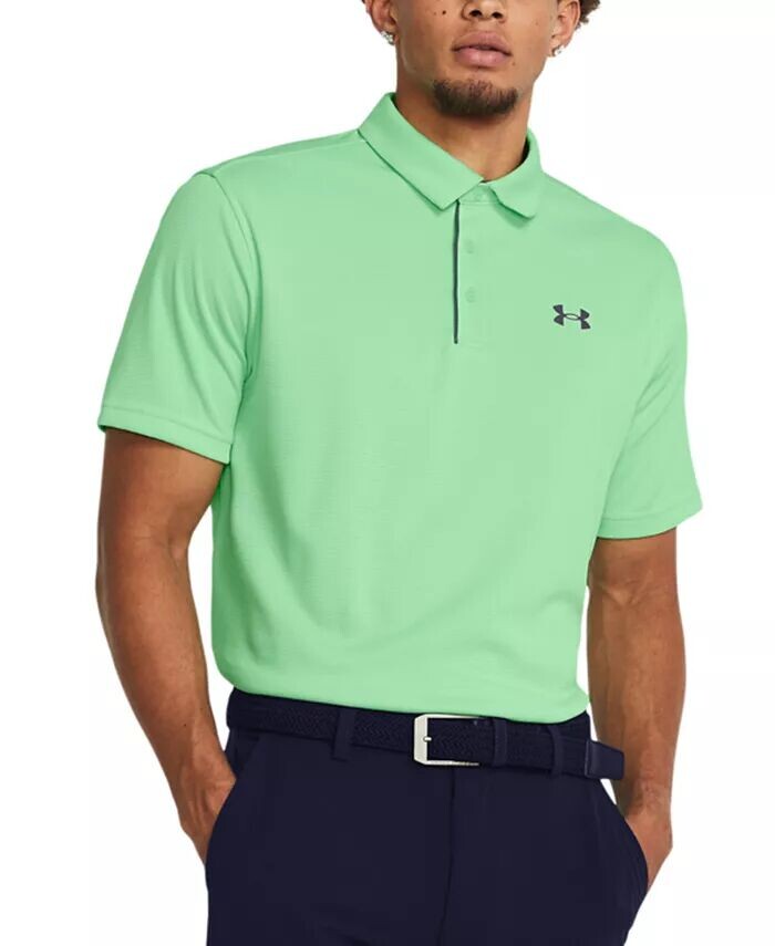 

Мужская футболка-поло Tech Tech Under Armour, зеленый