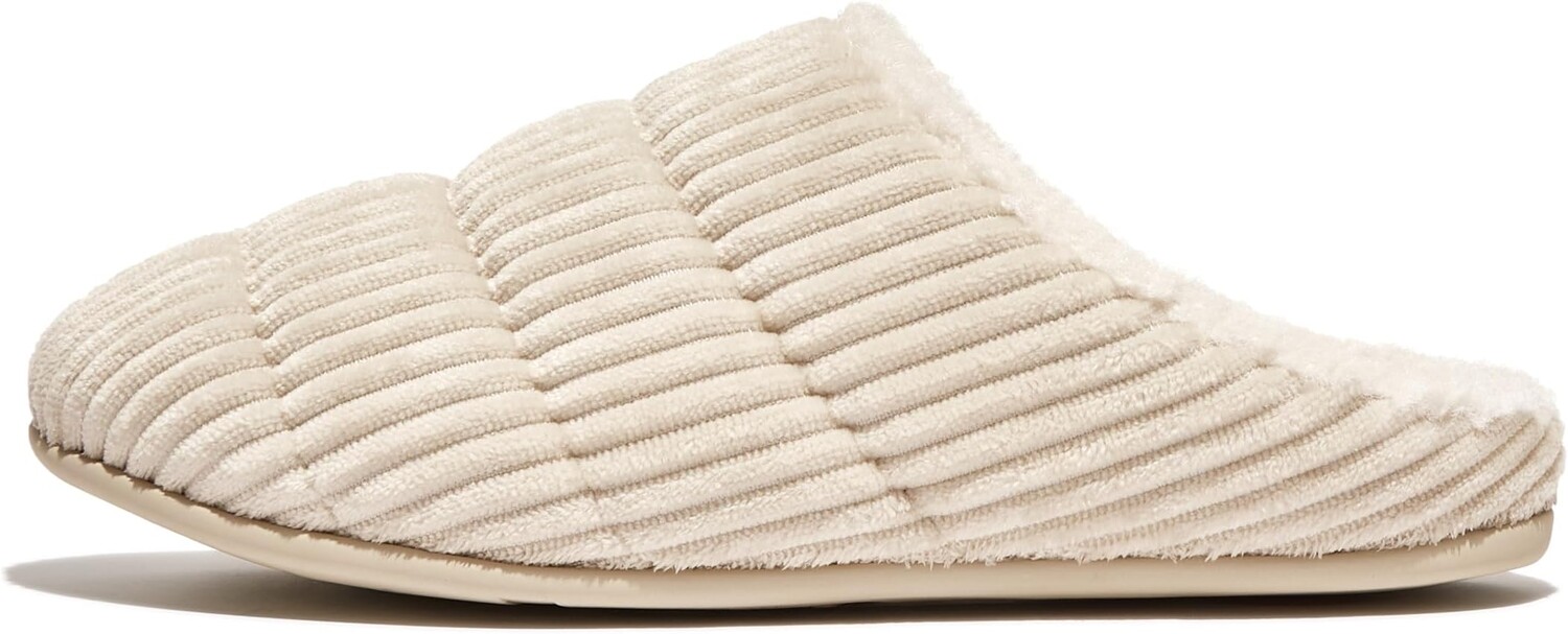 

Тапочки CHRISSIE FLEECE-LINED CORDUROY SLIPPERS FitFlop, слоновая кость