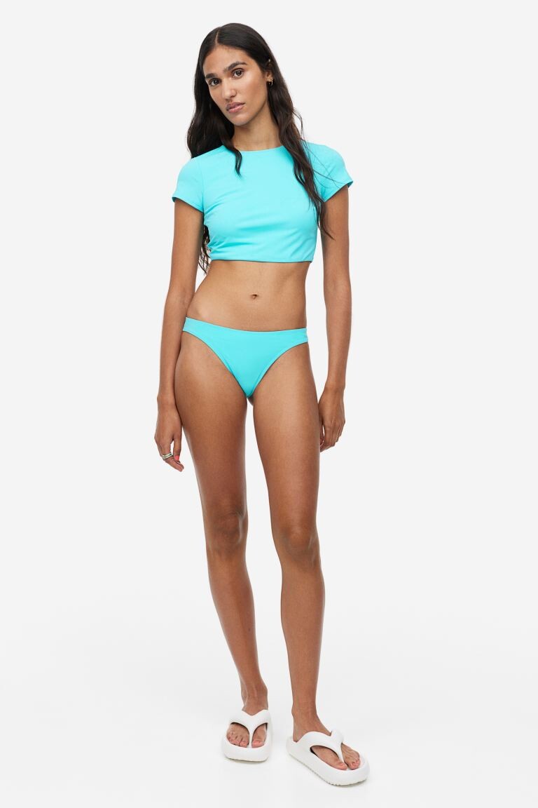 

Топ бикини с короткими рукавами H&M