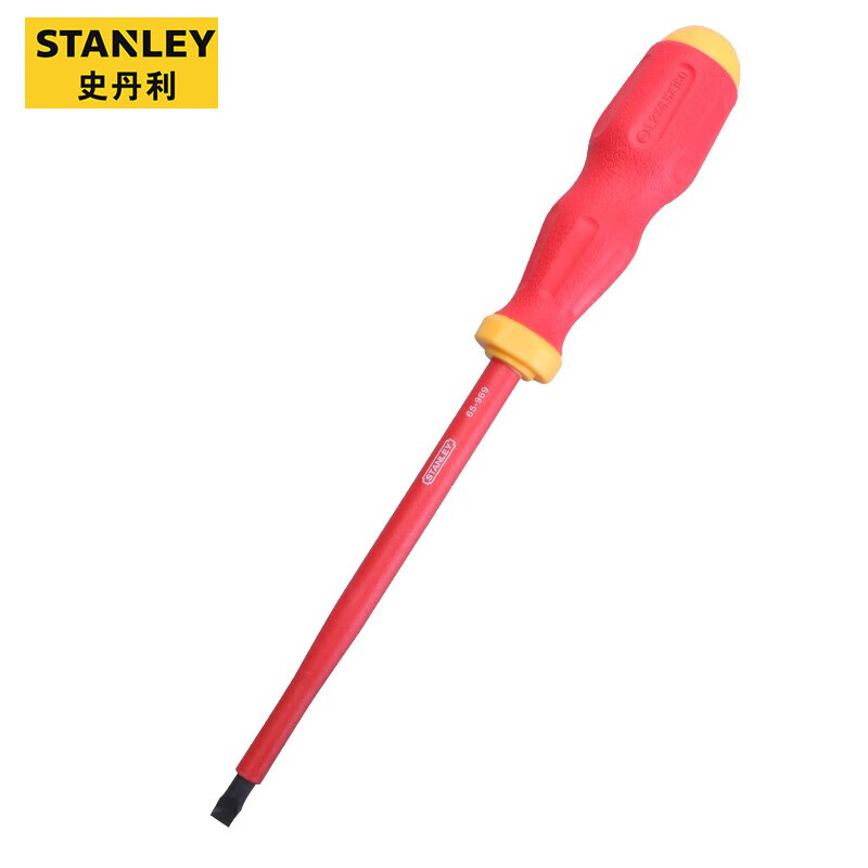 Изолированная шлицевая отвертка Stanley 4,0x100 мм65-967-22