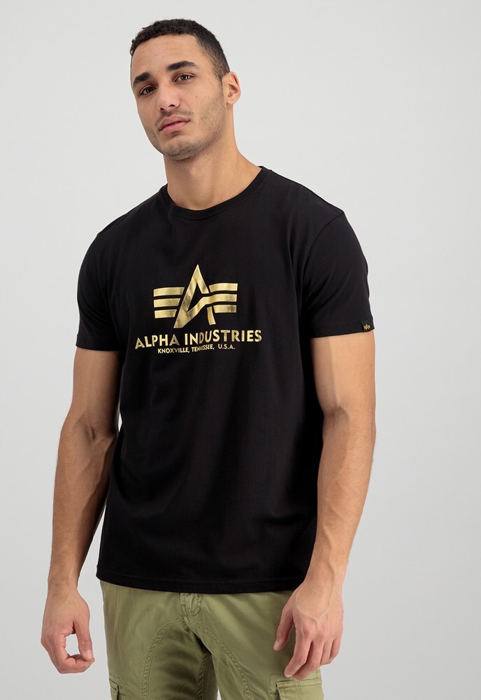 

Футболка Alpha Industries Foil Print, черный