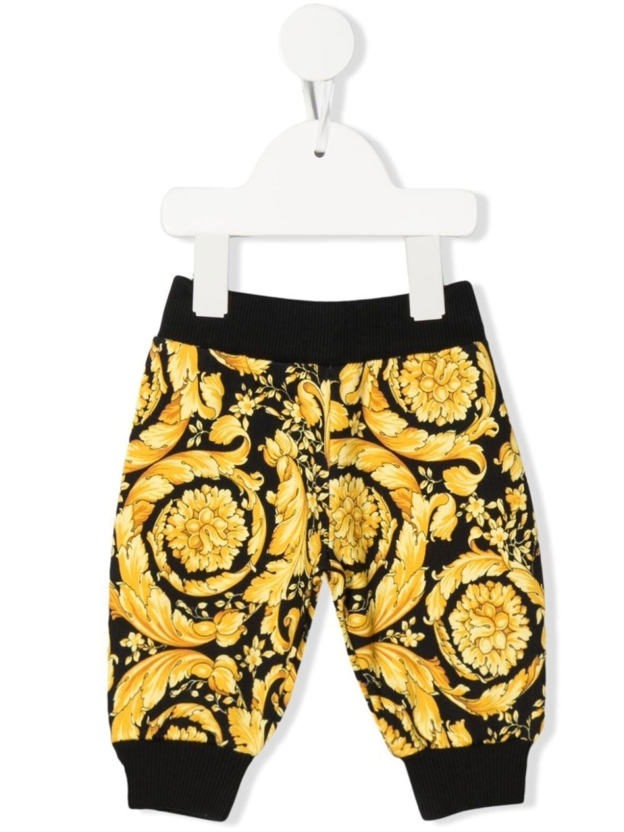 

Versace Kids спортивные брюки с принтом Baroque, черный