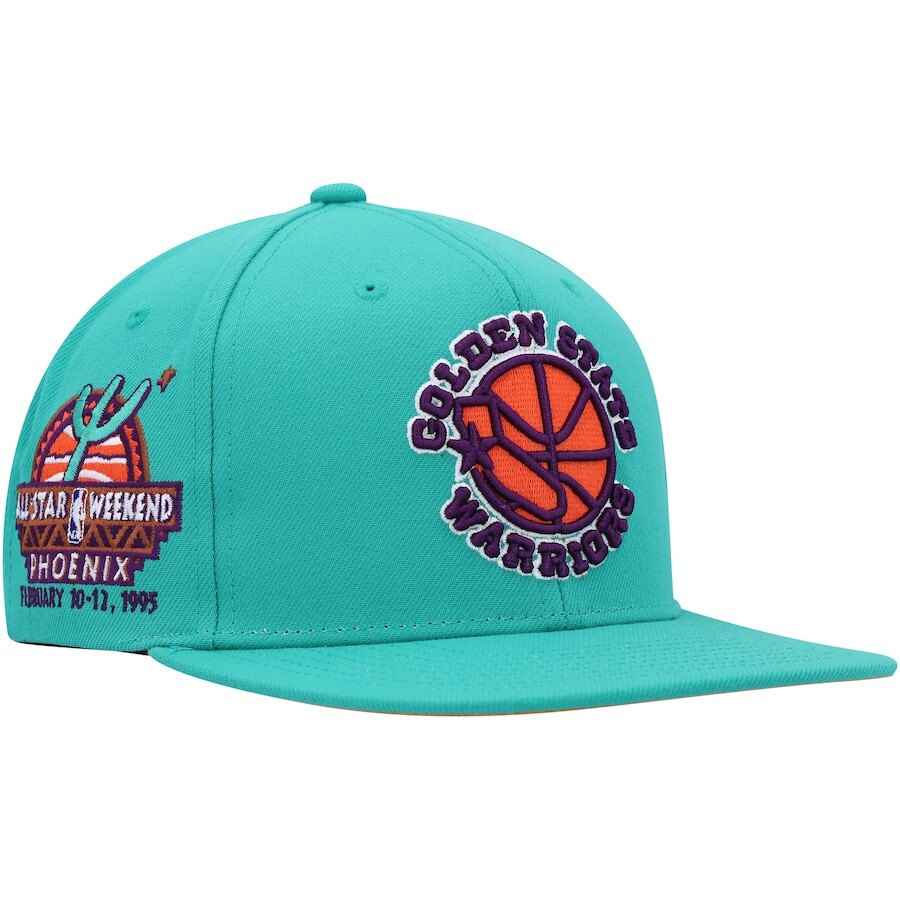 

Бейсболка Mitchell & Ness Golden State Warriors, бирюзовый