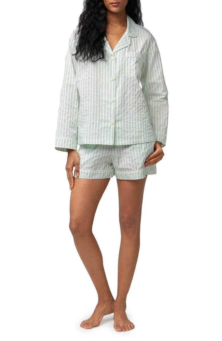

Полосатая короткая пижама из органического хлопка BEDHEAD PAJAMAS
