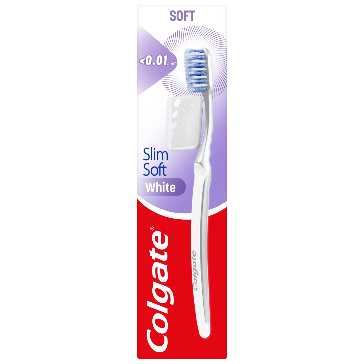 Зубная щетка Colgate Slim Soft White, 1 шт.