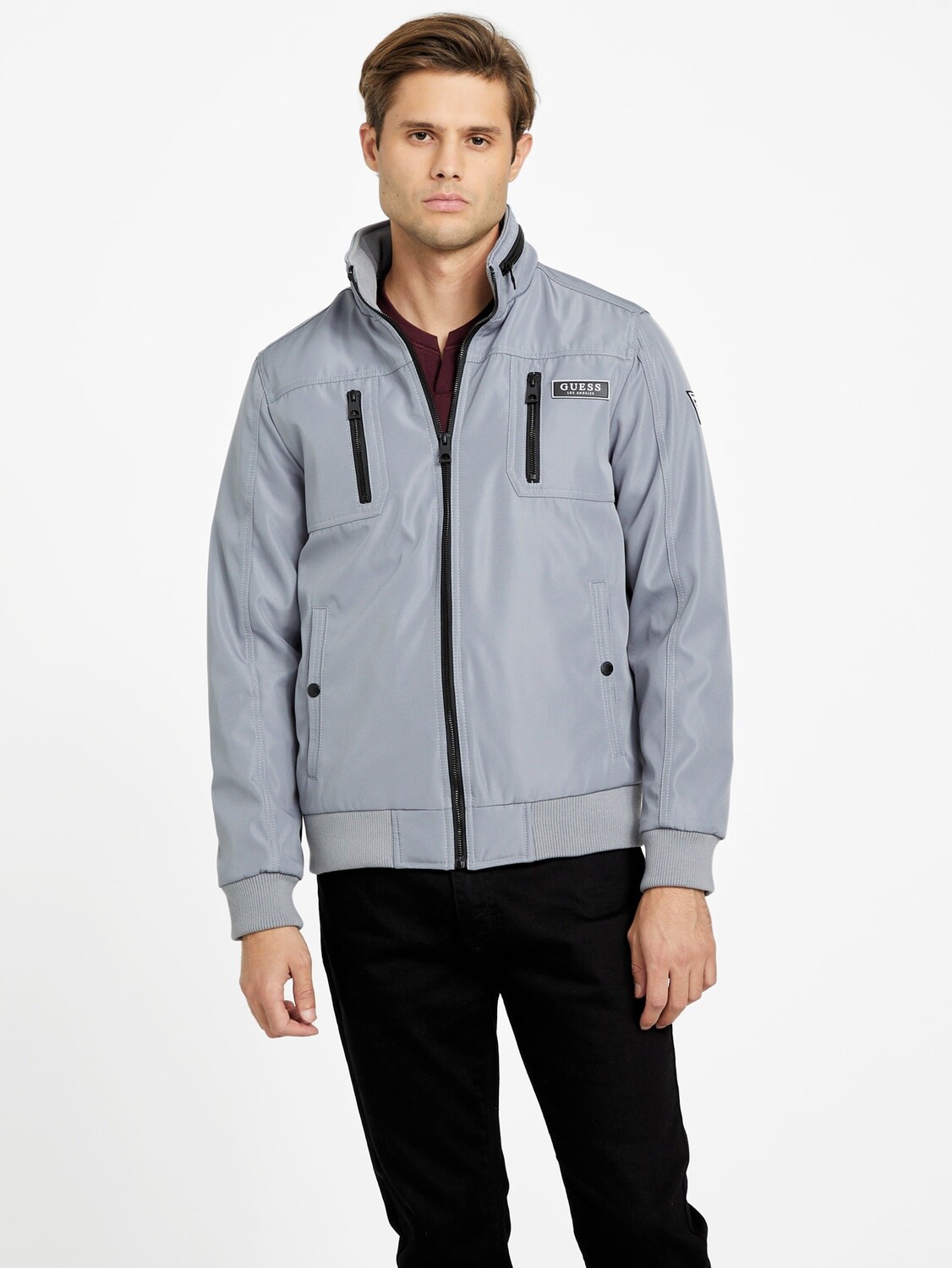 

Стеганая куртка Eco Auggie Guess Factory, цвет Marble Grey