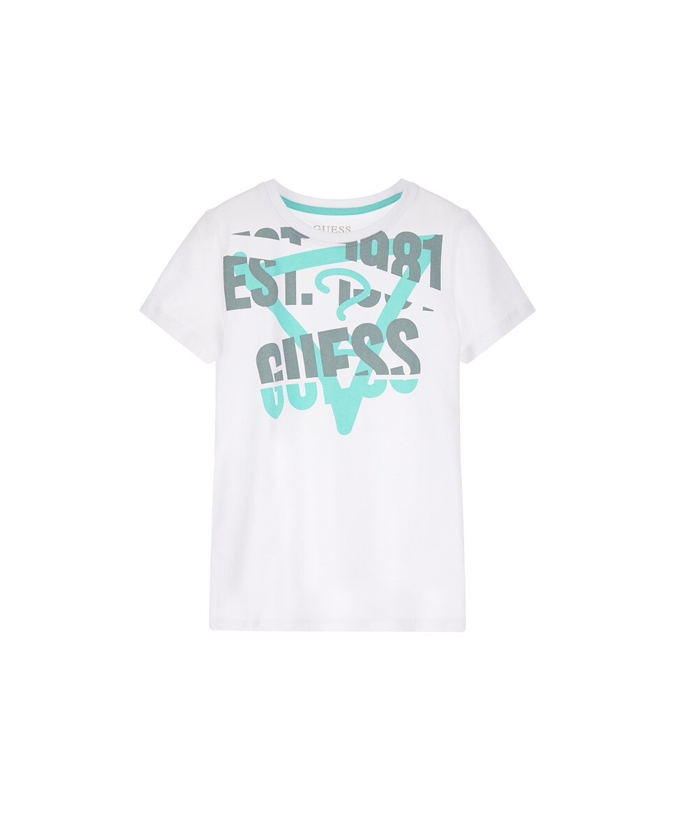 

Футболка с логотипом для мальчика Guess, белый