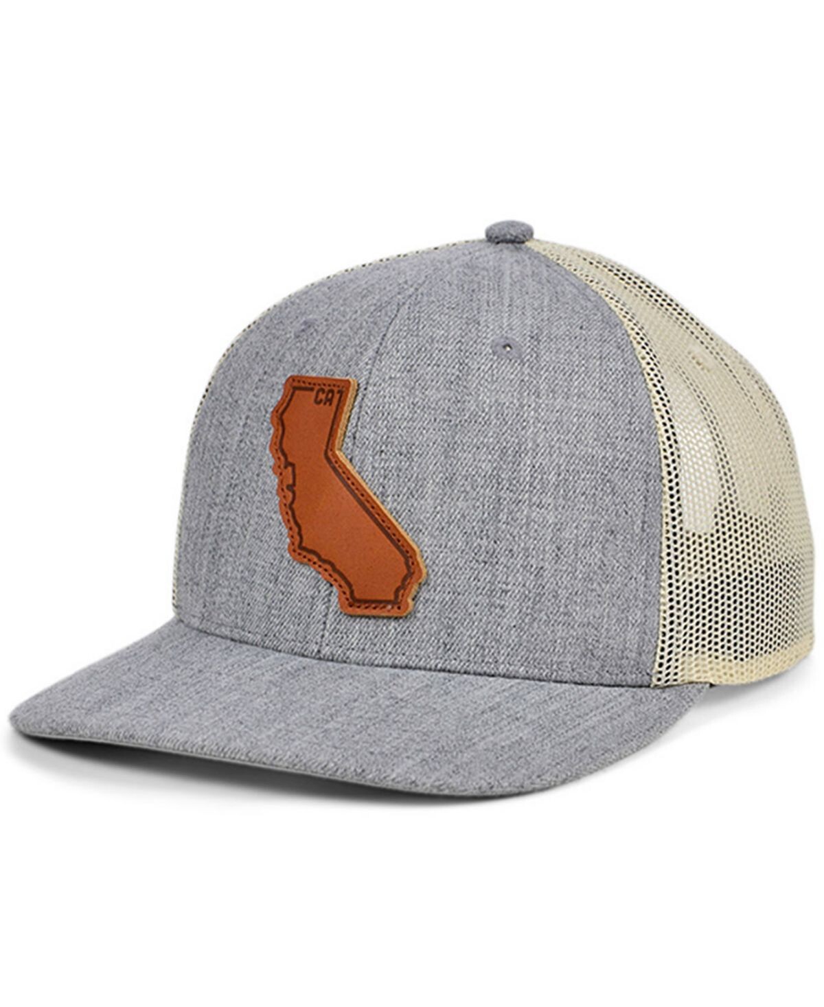 

Кепка Local Crowns California Heather Leather State Patch Curved Trucker Cap Lids