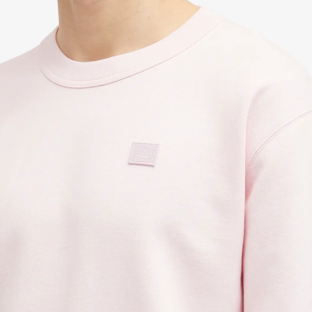 

Толстовка Acne Studios Fairah X Face Crew, розовый