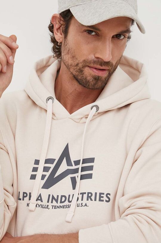 

Толстовка Alpha Industries, бежевый
