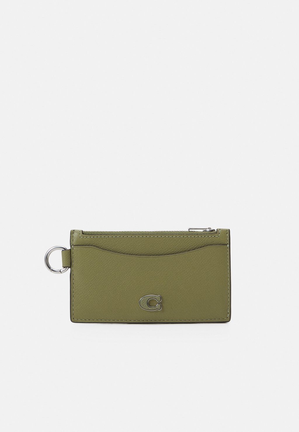 Кошелек CROSSGRAIN Coach, цвет moss клатч coach pouch in crossgrain белый