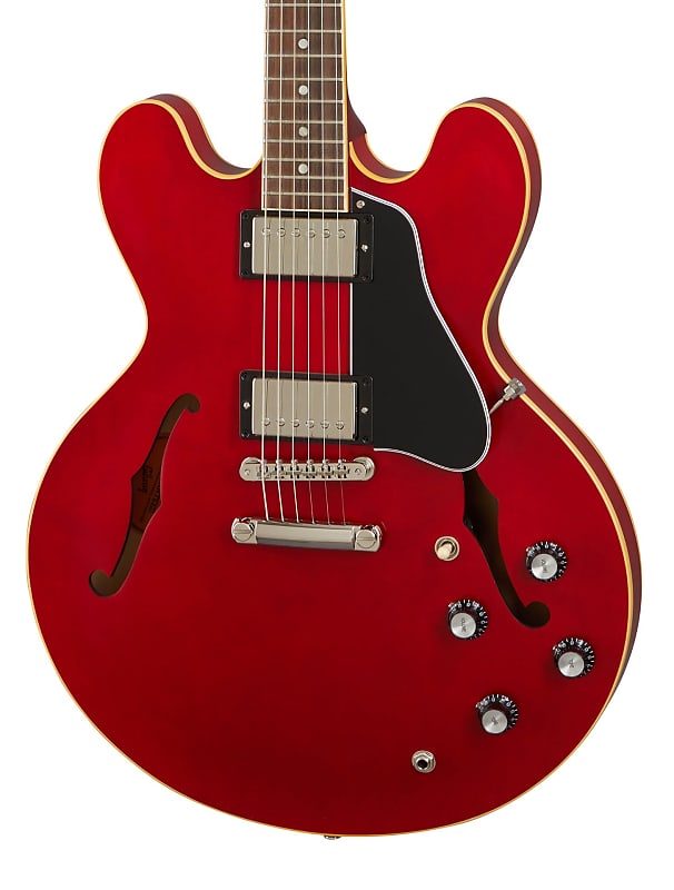 Электрогитара Gibson ES-335 Satin Electric Guitar in Satin Cherry