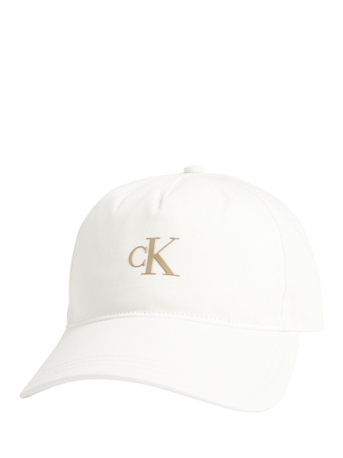 

Кепка из органического хлопка с логотипом Calvin Klein, цвет слоновой кости