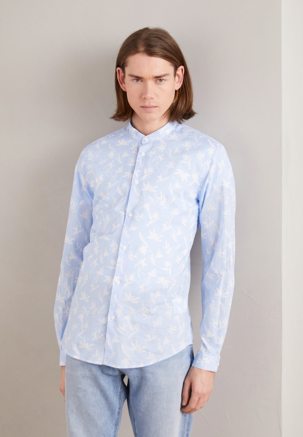 Рубашка SHIRT SEOUL IN PRINTED FABRIC Antony Morato, цвет sky blue толстовка printed antony morato черный