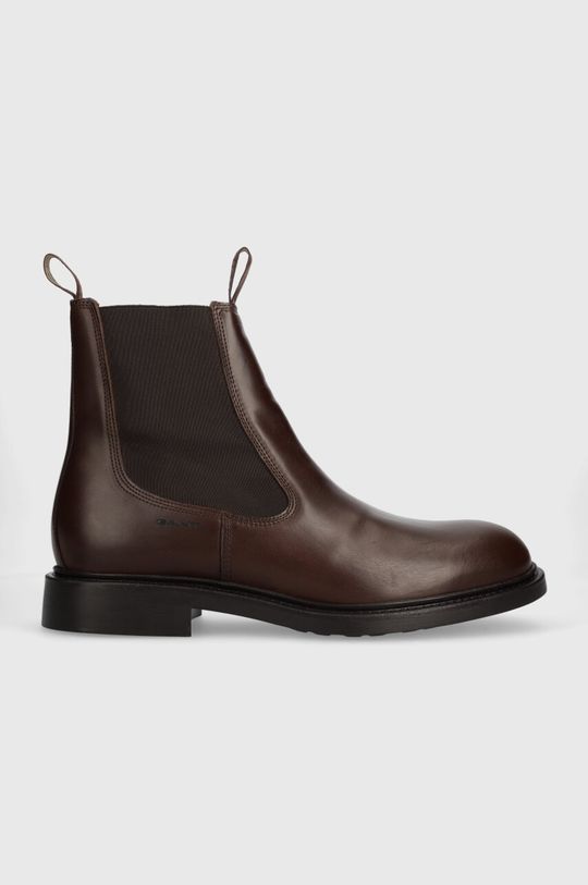 Кожаные ботинки челси Millbro Gant, коричневый кожаные ботинки челси с логотипом gant коричневый