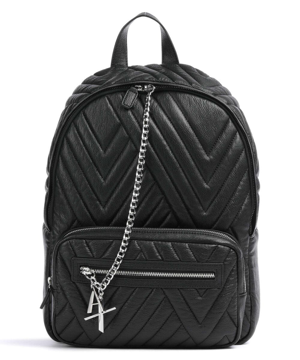 

Рюкзак из искусственной кожи Armani Exchange, черный