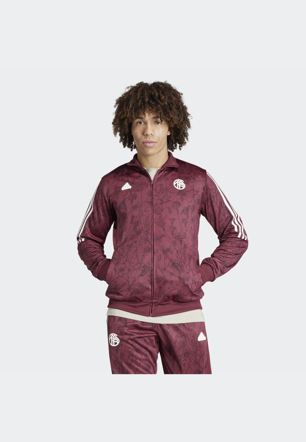 

Team Fc Bayern München Lifestyler Adidas, цвет shadow red