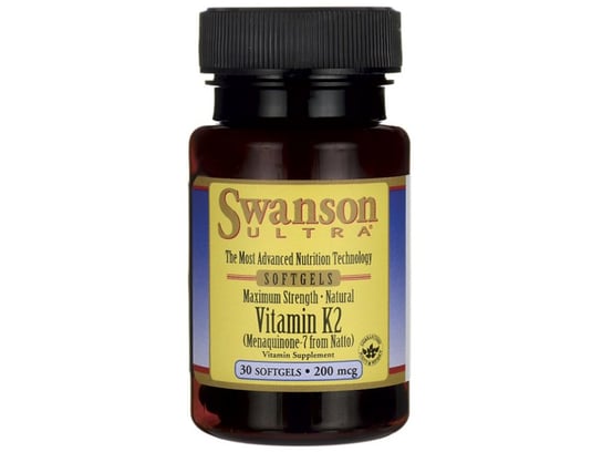 Swanson, Витамин К2, 200 мкг, 30 капсул