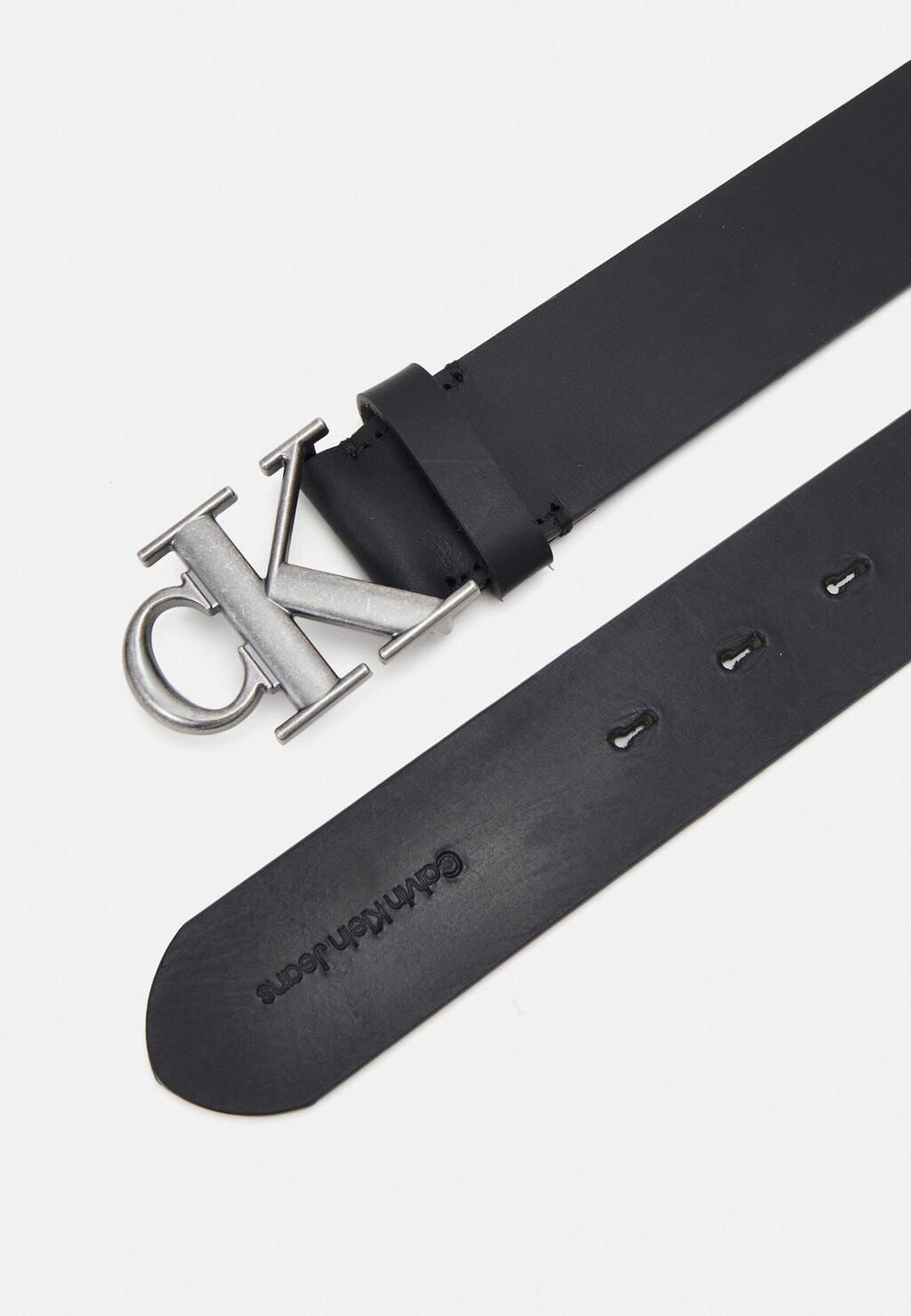 

Ремень Round Mono Plaque Calvin Klein, черный