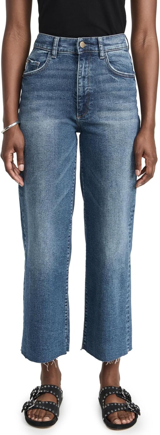 

Джинсы Hepburn Wide Leg High-Rise Vintage Jeans in East Lake DL1961, цвет East Lake
