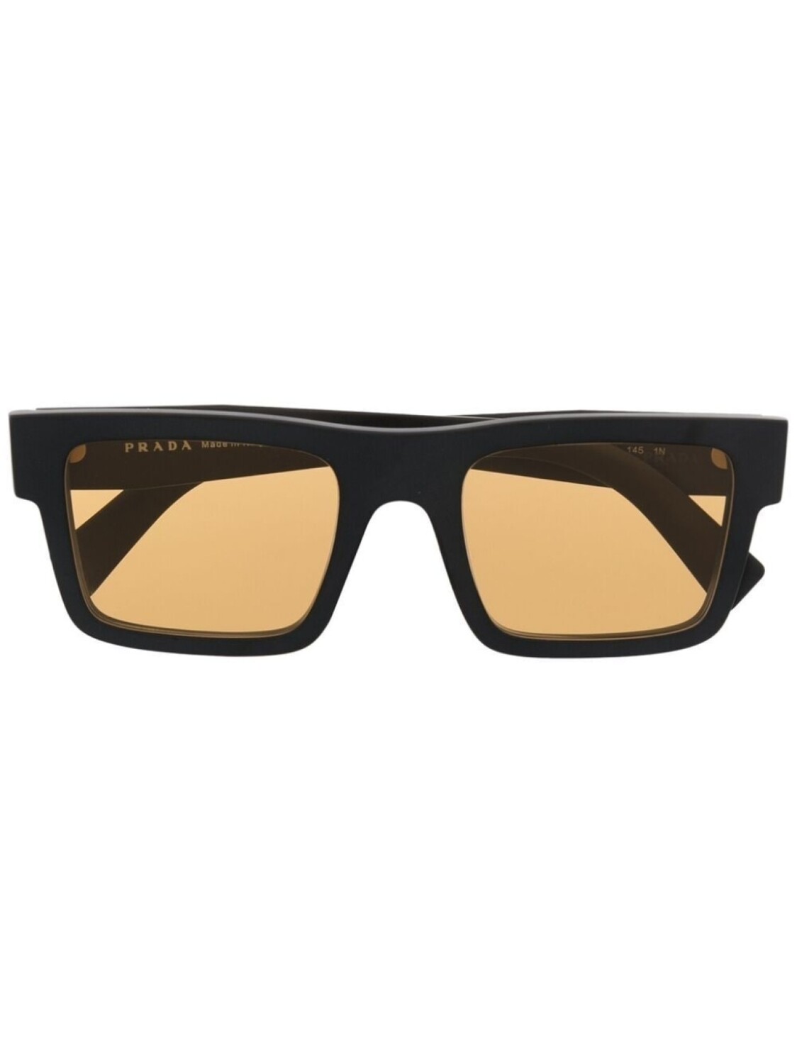 

Prada Eyewear солнцезащитные очки в прямоугольной оправе, черный