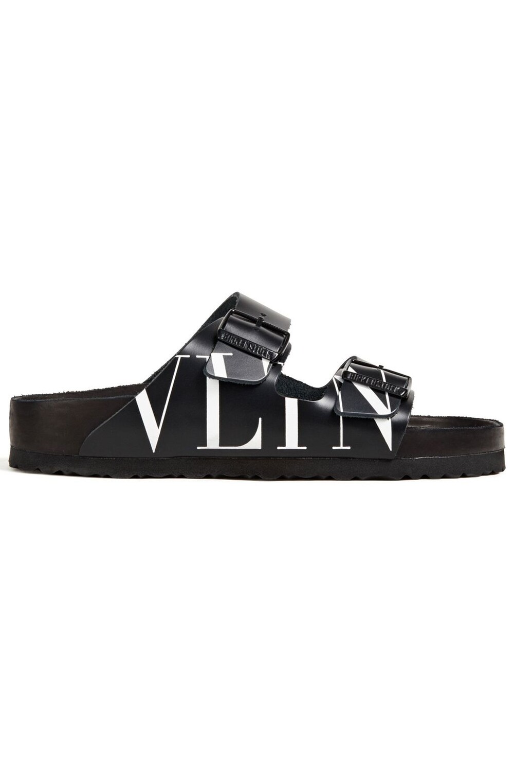 

Кожаные шлепанцы с логотипом Birkenstock, черный