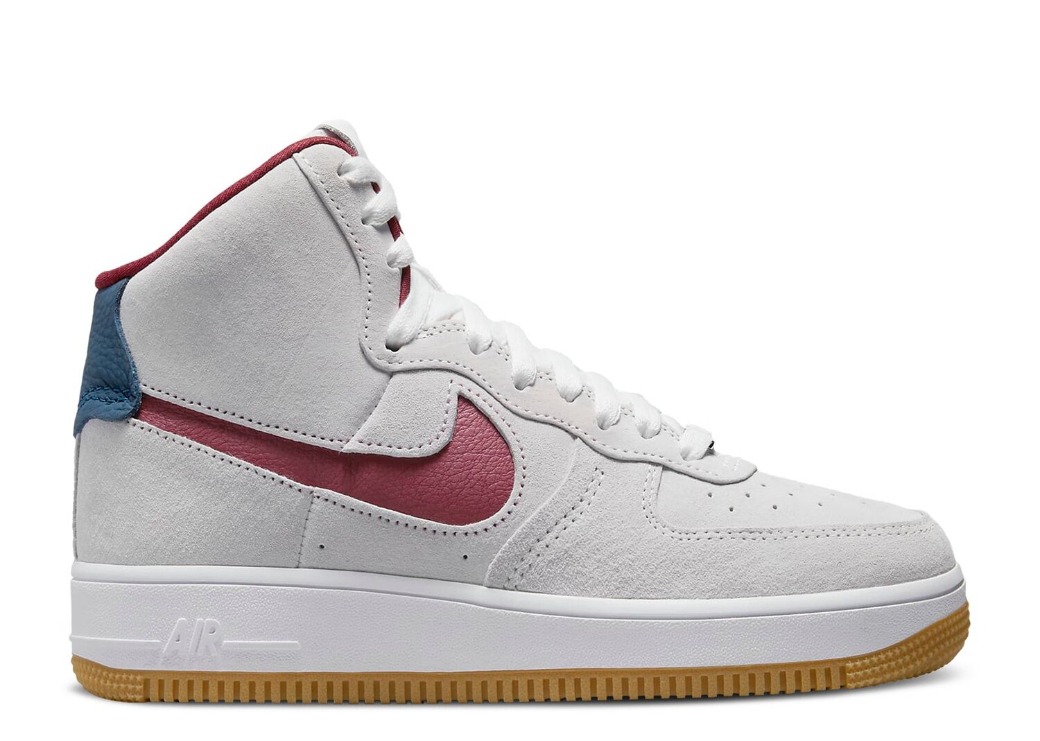

Кроссовки Nike Wmns Air Force 1 High Sculpt 'Grey Suede', серый