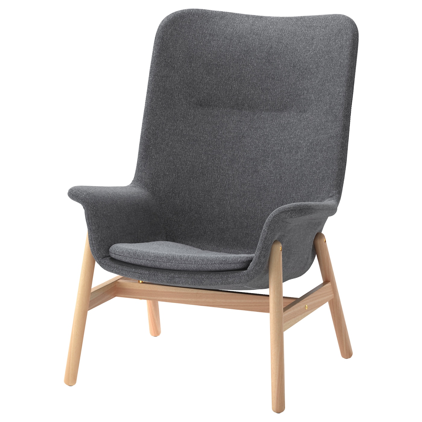 ВЕДБО Кресло с высокой спинкой, Гуннаред темно-серый VEDBO IKEA стул кресло boeing коричневый 19040