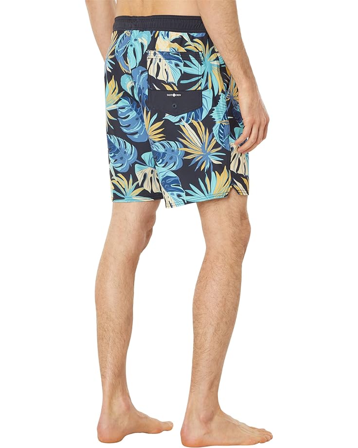 

Шорты для плавания Salty Crew Island Days 18" Boardshorts, цвет Black/Blue