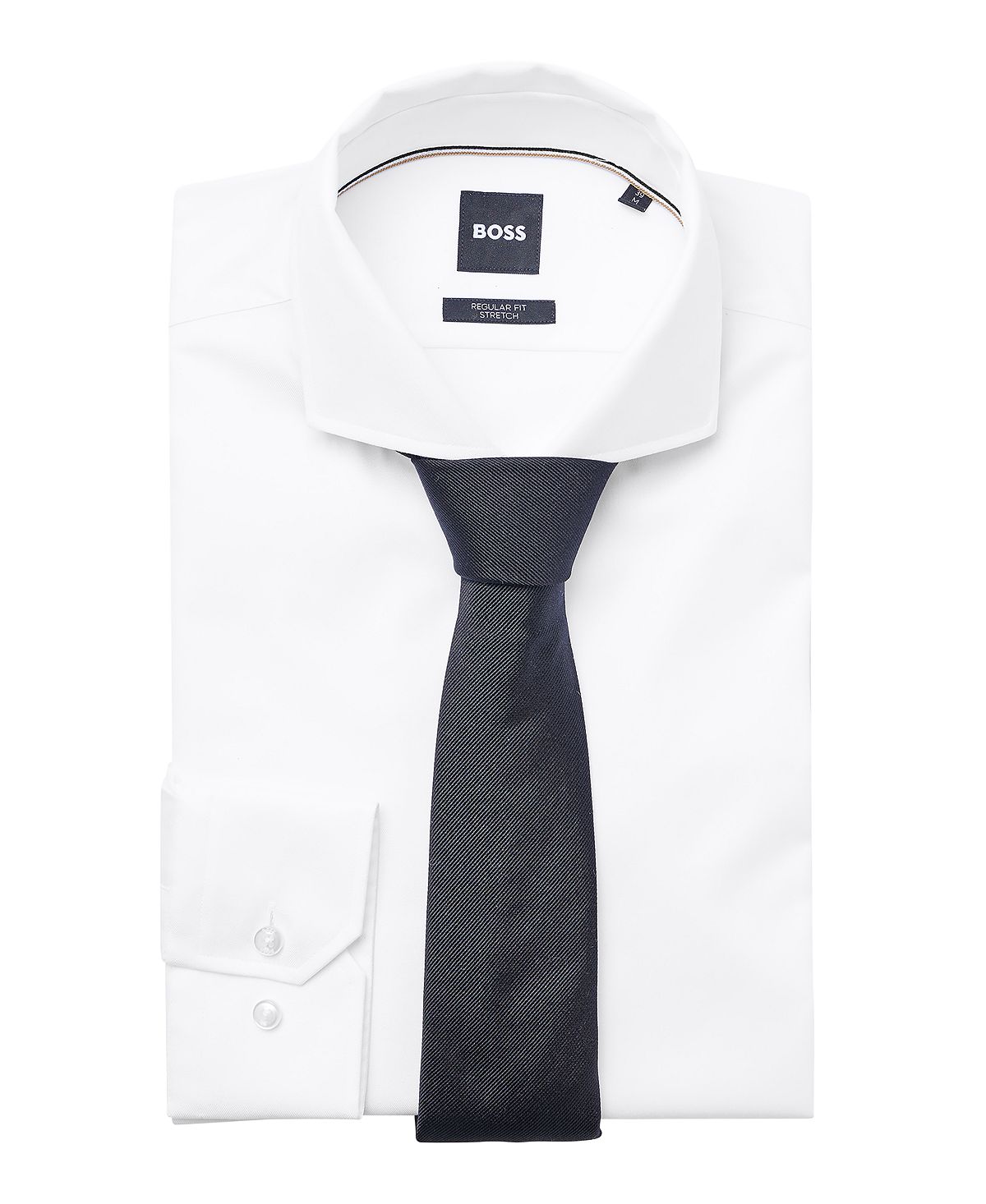 Мужской шелковый жаккардовый деловой галстук Hugo Boss галстук мужской деловой жаккардовый 7 см