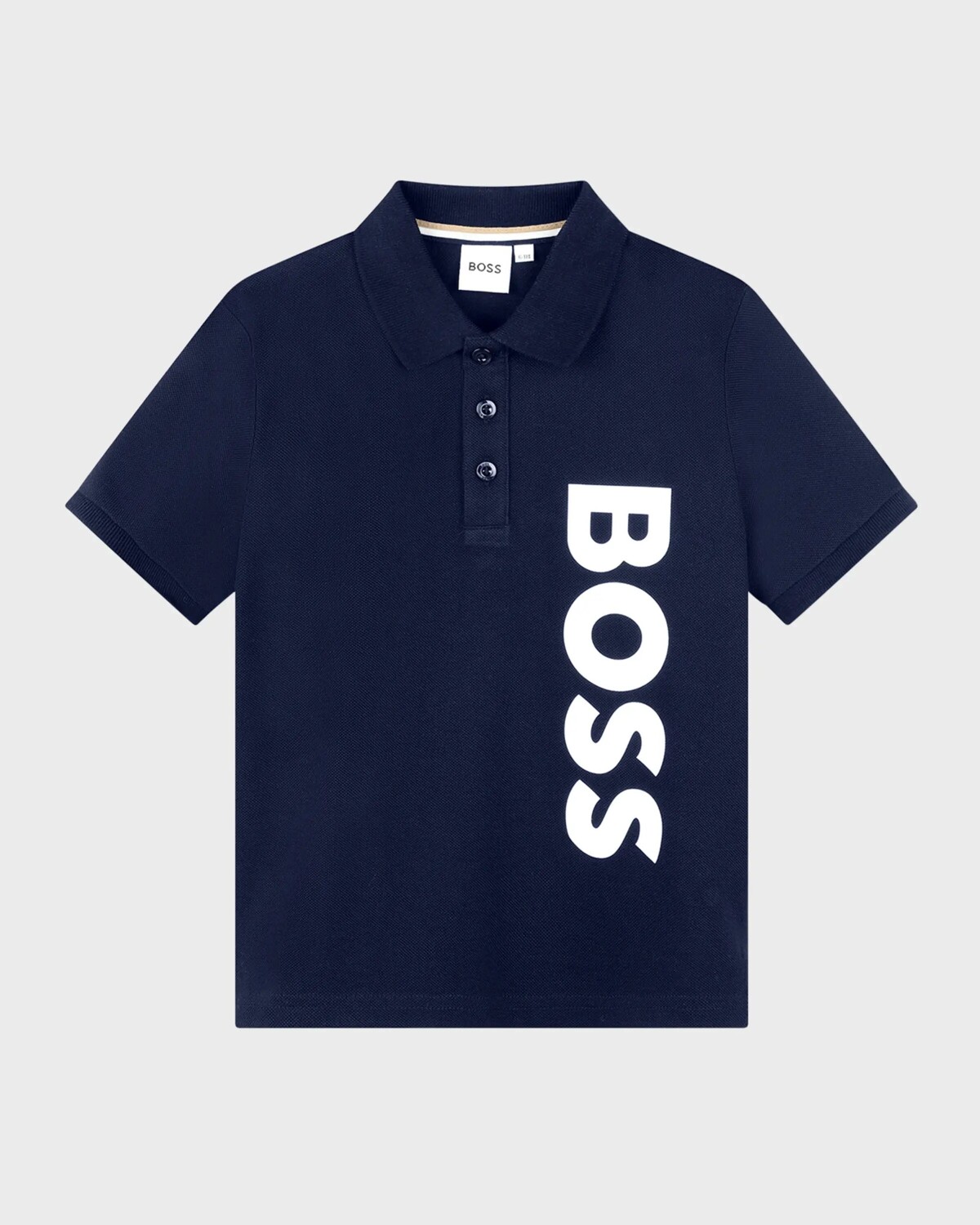 

Рубашка-поло с короткими рукавами и логотипом для мальчика BOSS, цвет Blue