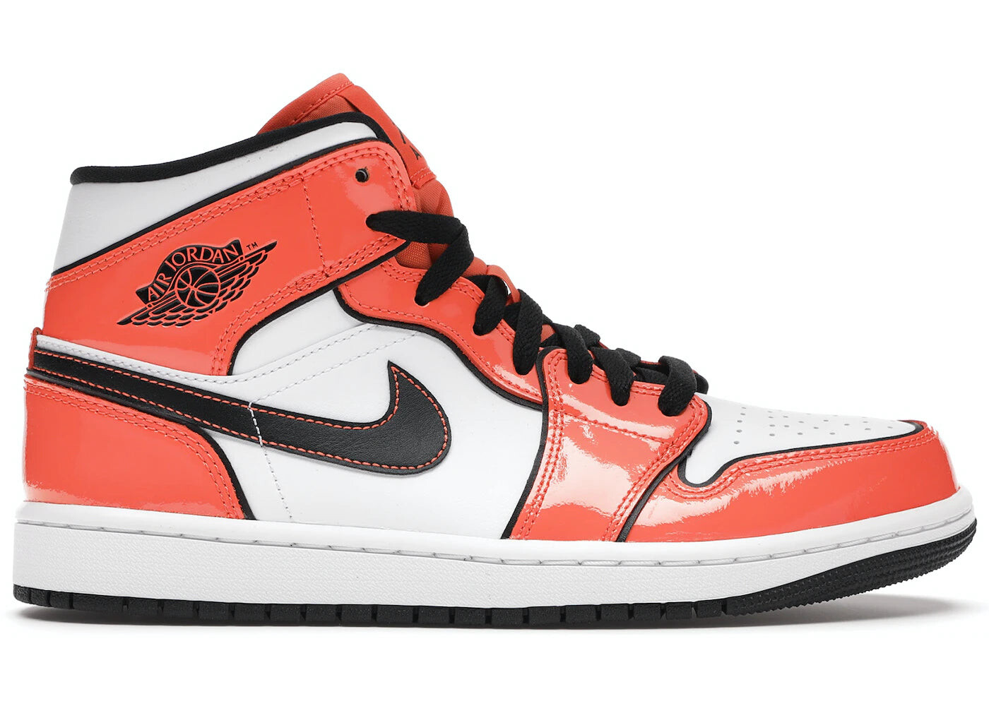

Кроссовки Nike Air Jordan 1 Mid SE Turf, оранжевый / черный/ белый