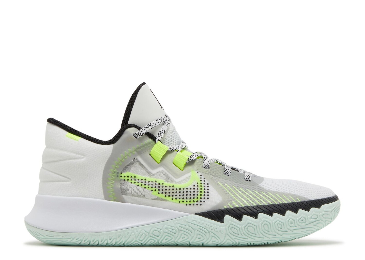 кроссовки nike kyrie flytrap 4 barely volt зеленый Кроссовки Nike Kyrie Flytrap 5 'White Volt', белый