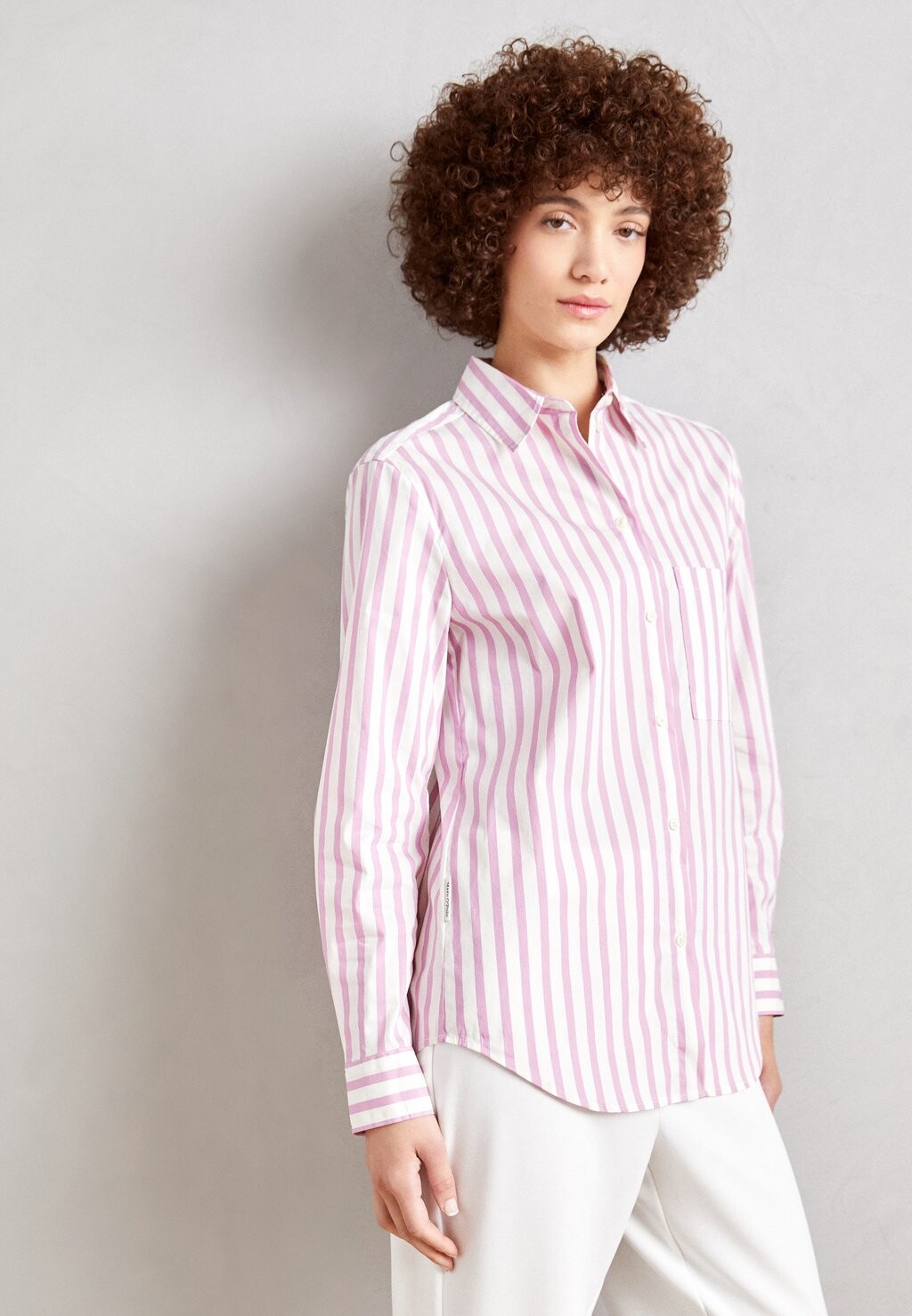 

Блузка-рубашка CASUAL FIT LONG SLEEVE KENT COLLAR CHEST POCKET STRIPES Marc O'Polo, цвет multi