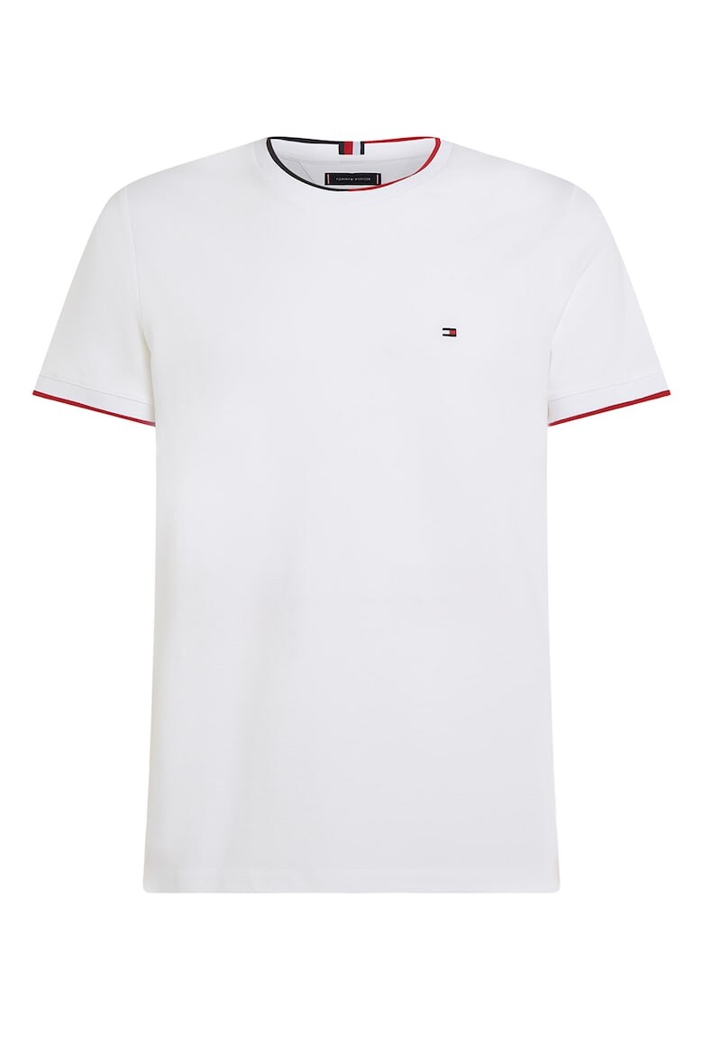 

Узкая футболка из пике Tommy Hilfiger, белый