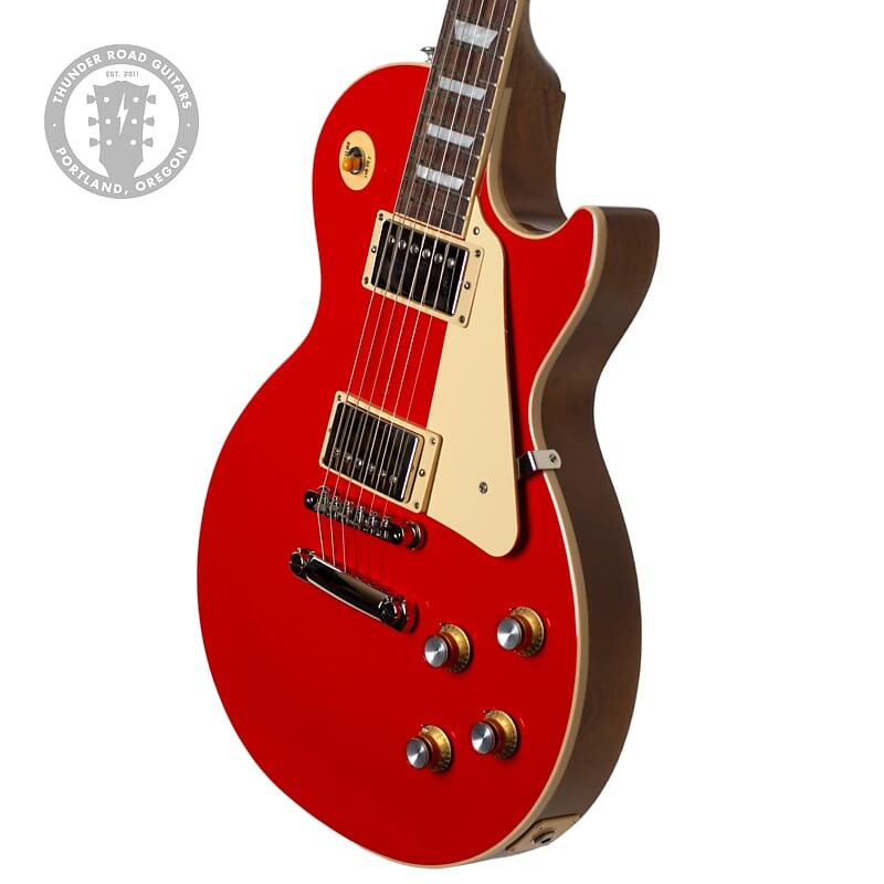 

Электрогитара Gibson '60s Les Paul Standard Nitro Plain Top Cardinal Red
