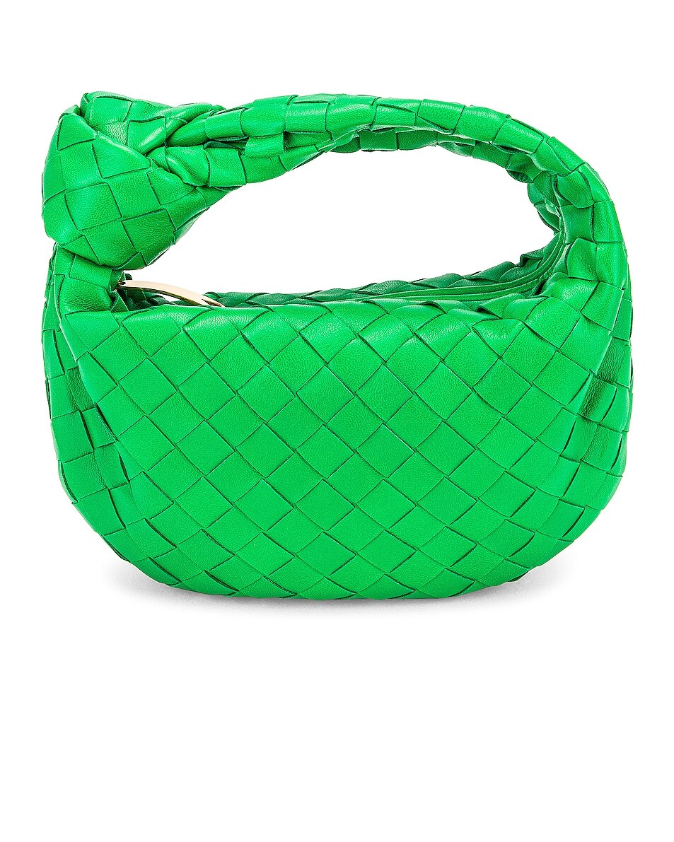 

Сумка-клатч Bottega Veneta Mini Jodie, цвет Parakeet & Gold